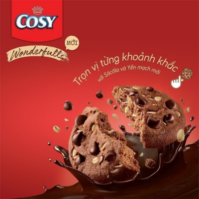 BÁNH QUY COSY HẠT SOCOLA YẾN MẠCH (VỊ NGUYÊN BẢN) 196G